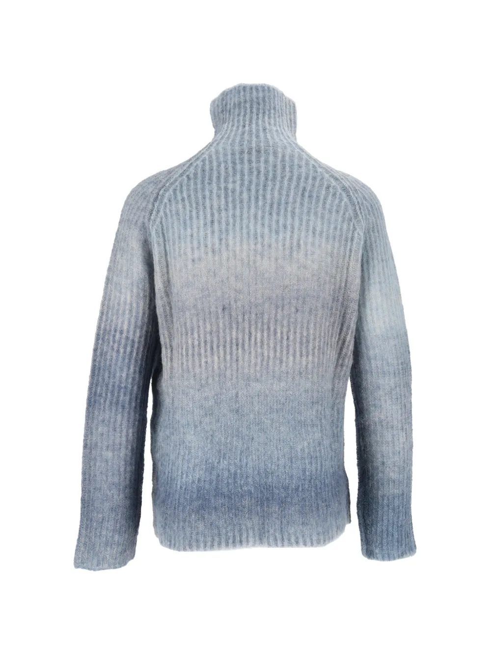 Kangra ribbed-knit roll-neck sweater Blauw