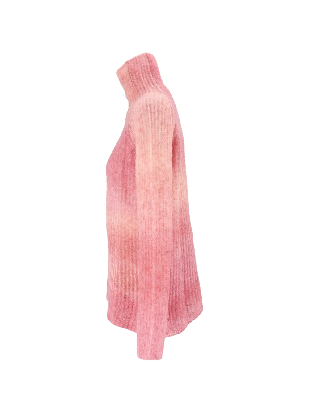 Kangra ribbed-knit roll-neck sweater Roze