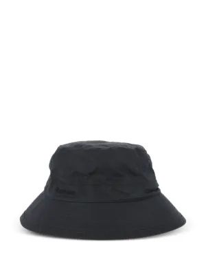 Neighborhood embroidered-logo Cotton Bucket Hat | Grey | FARFETCH