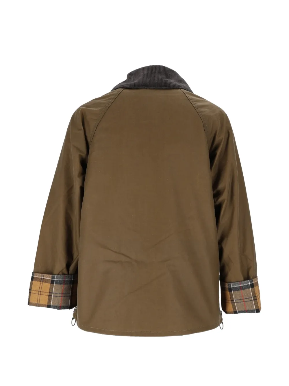 Barbour Marena gewaxt katoenen jack Bruin