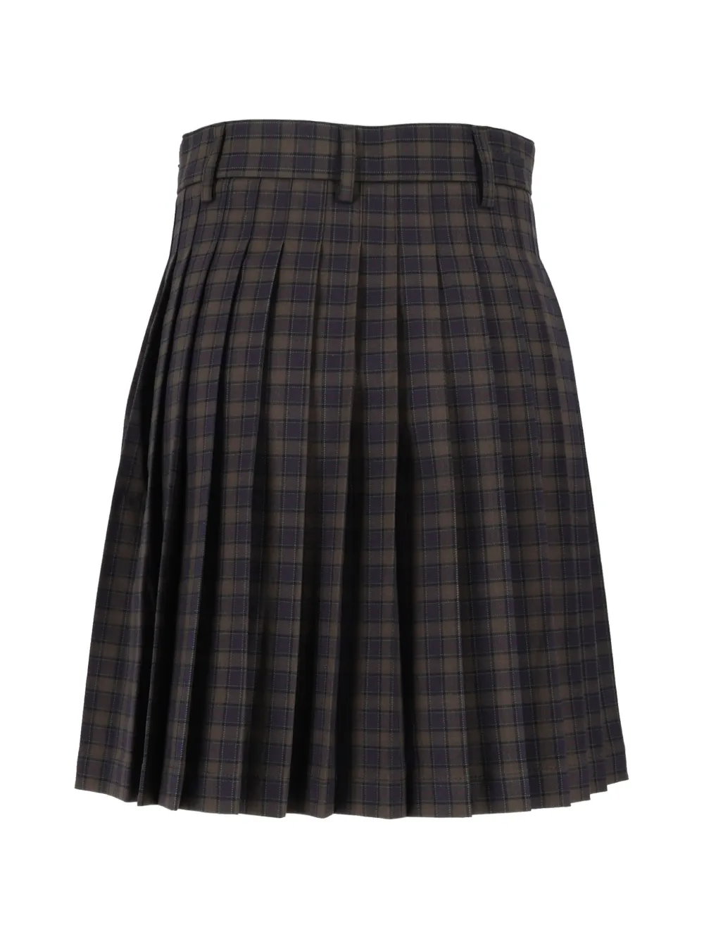 Barbour Carville mini-plooirok Bruin