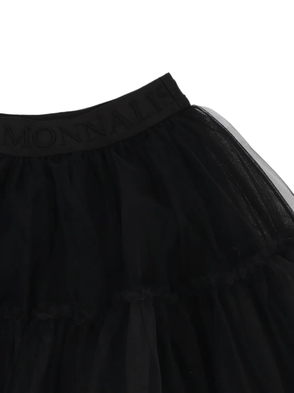 Monnalisa Gelaagde tulen mini-rok Zwart