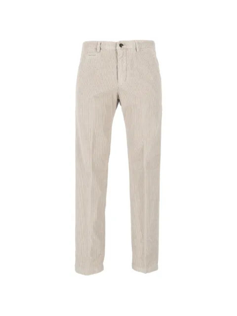 Briglia 1949 corduroy-effect slim-fit chino trousers