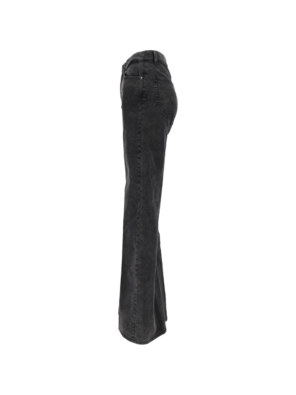 DONDUP Amber ribfluwelen broek Zwart