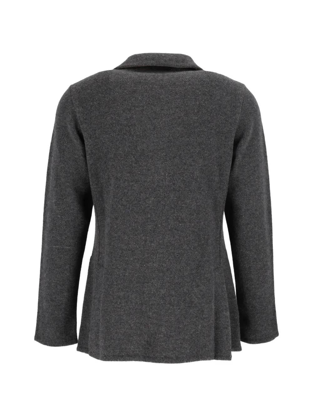 Lardini Jack met enkele rij knopen en gebreide textuur Grijs