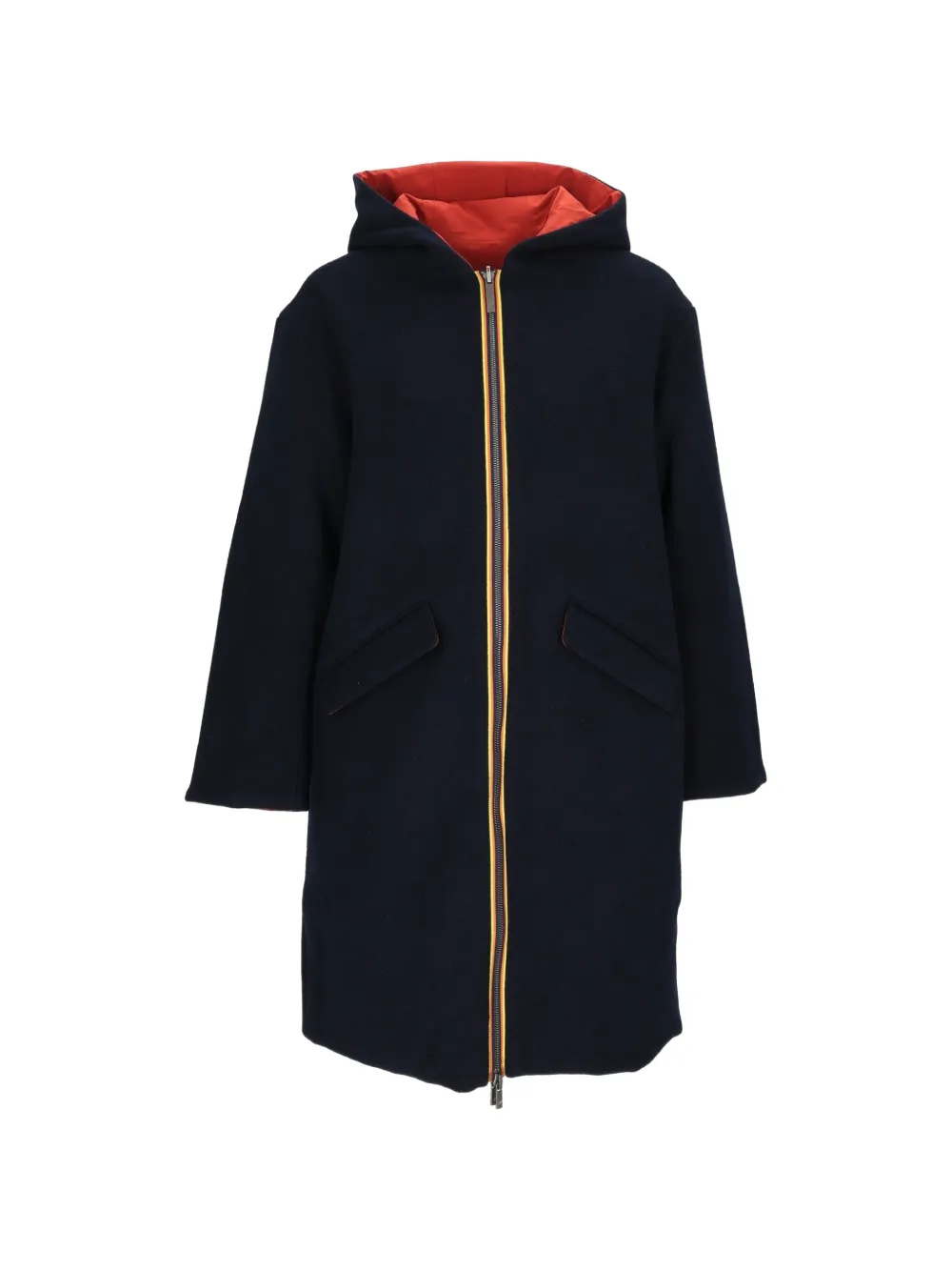 K-Way Shala hooded reversible coat