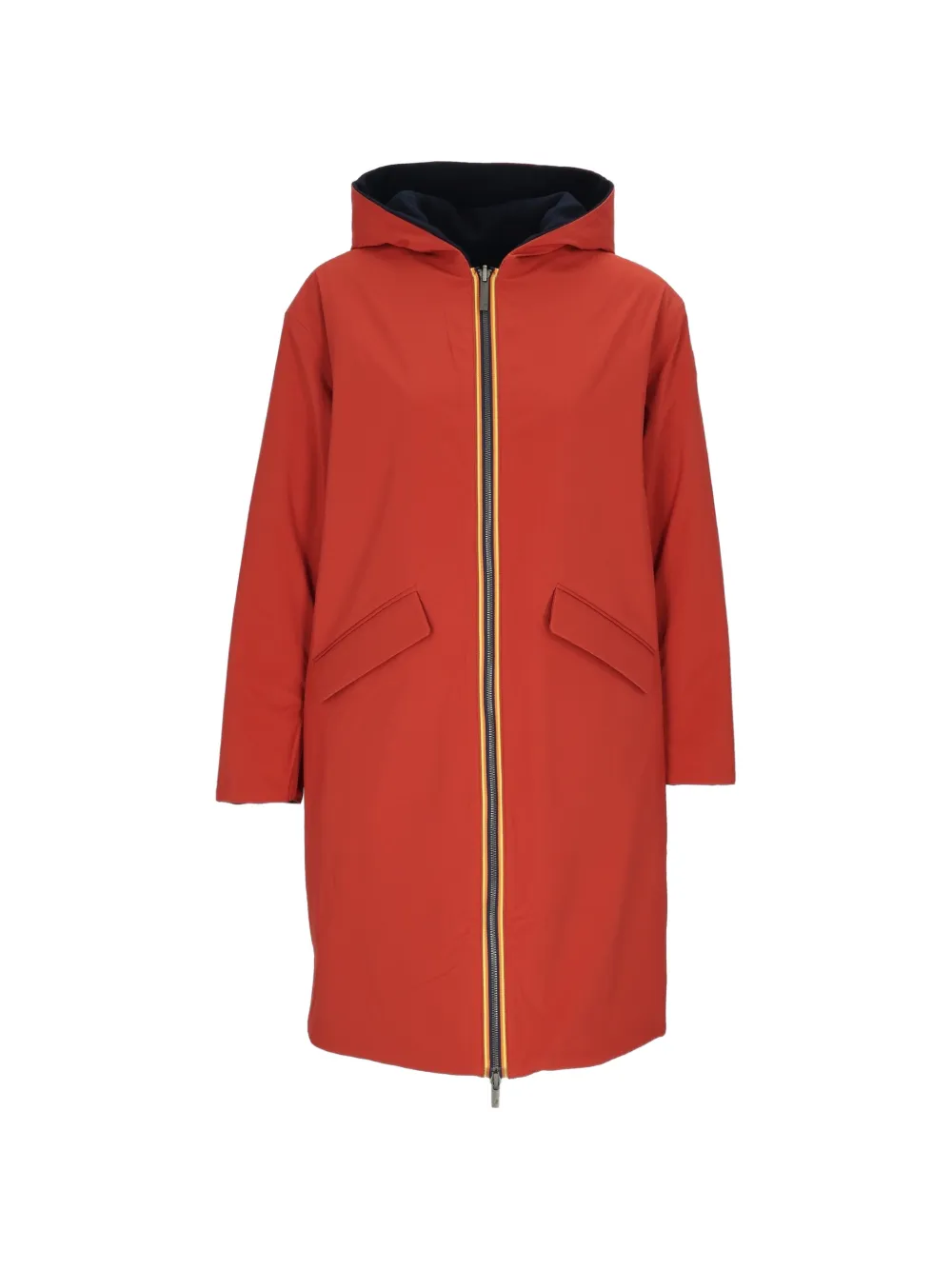 K-Way Shala omkeerbare jas met capuchon Blauw