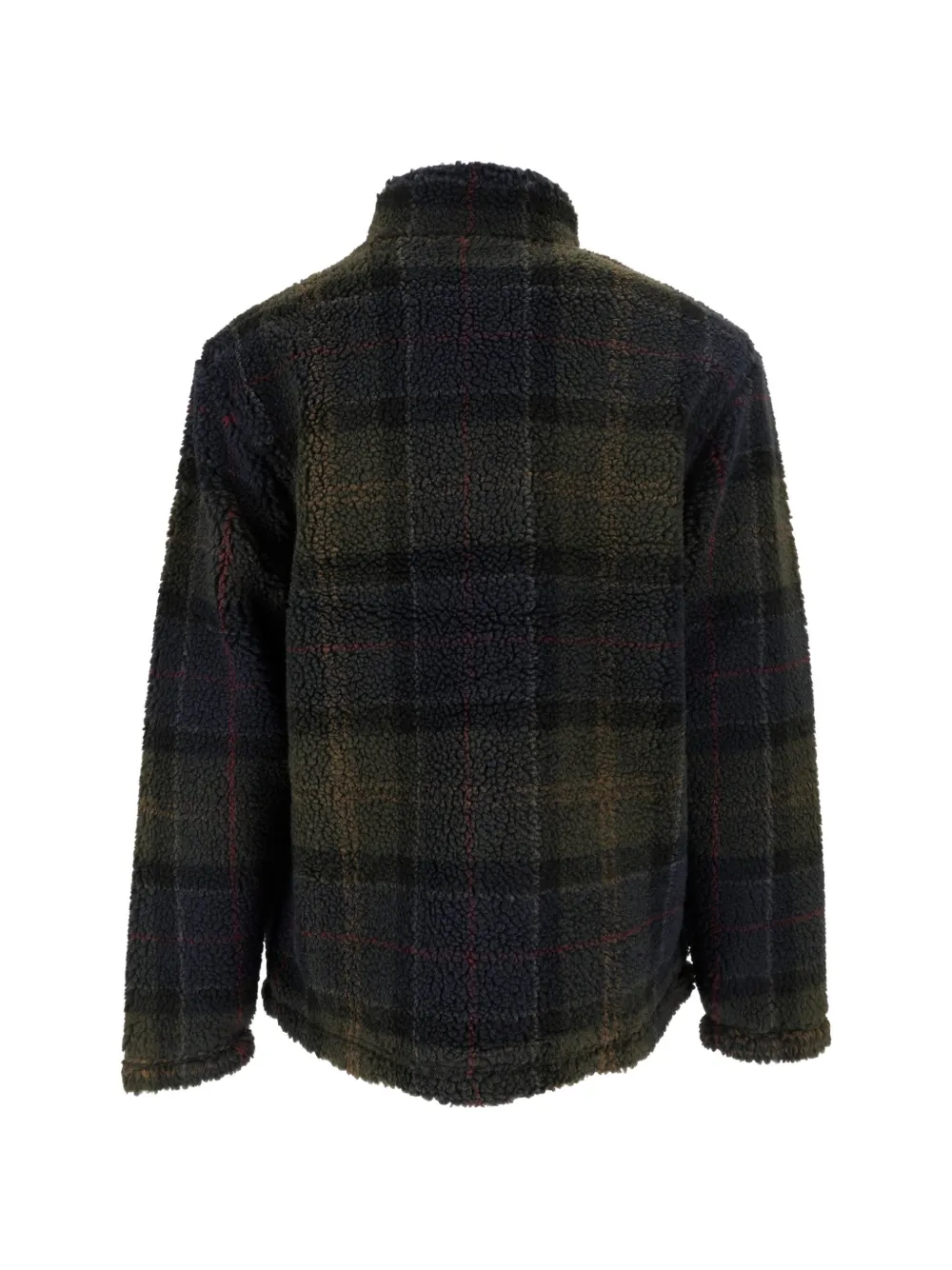 Barbour Tartan sherpa fleece sweaters Groen