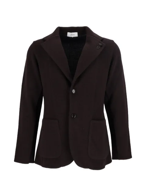Lardini knit notched-lapel blazer