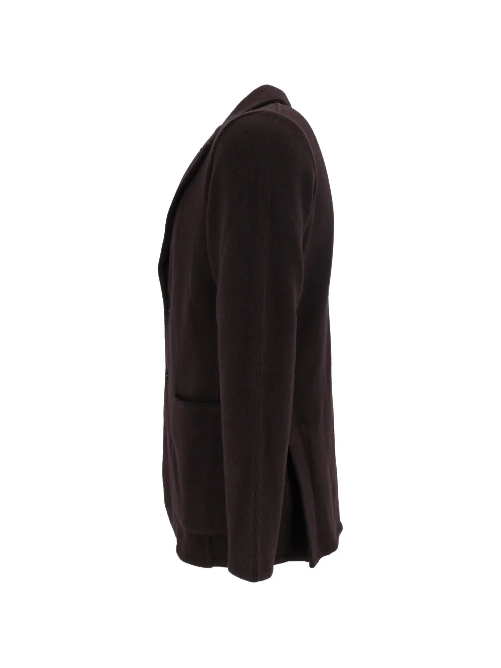 Lardini knit notched-lapel blazer Bruin