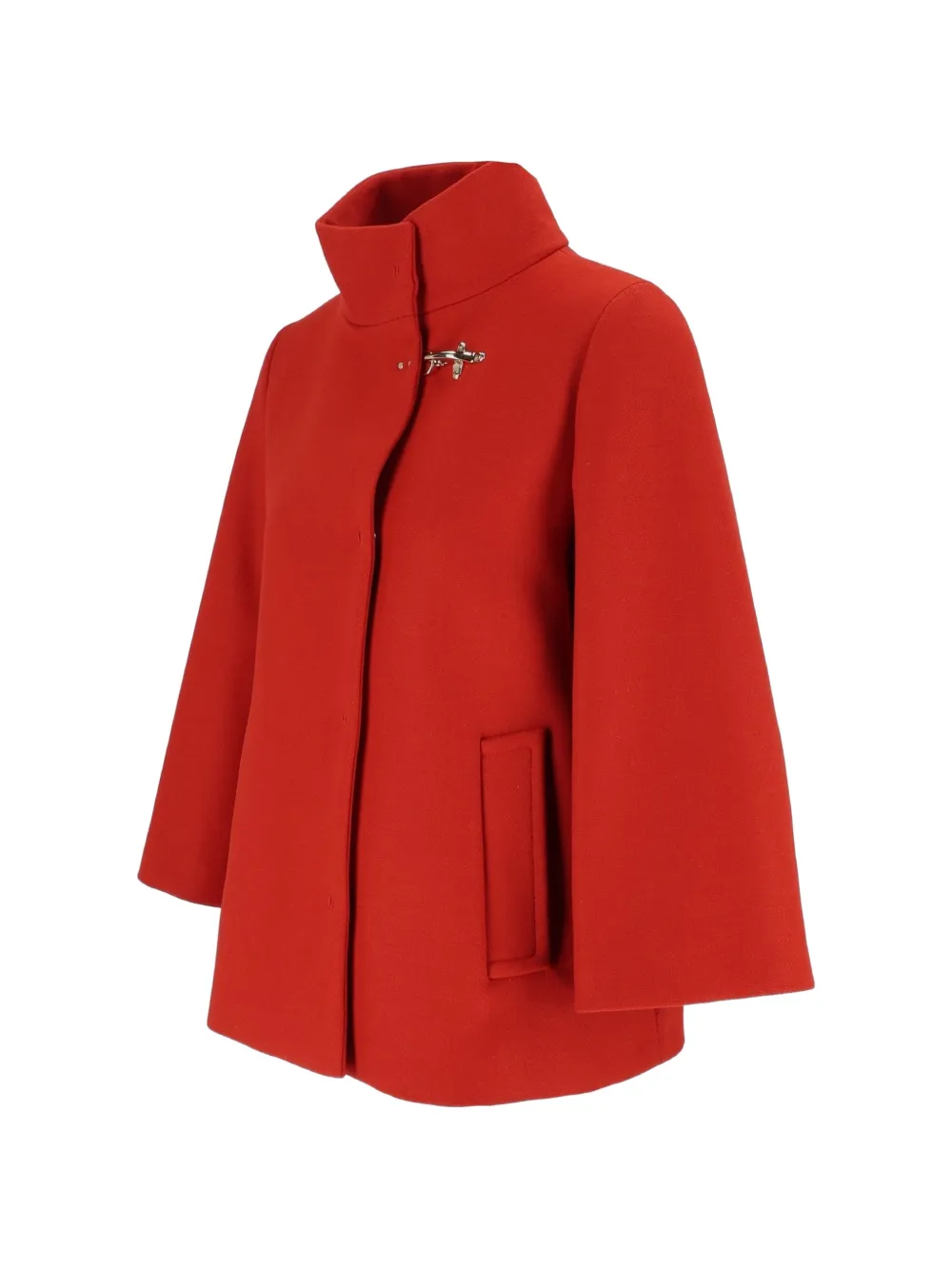 Fay hook-fastening high-neck jacket Rood