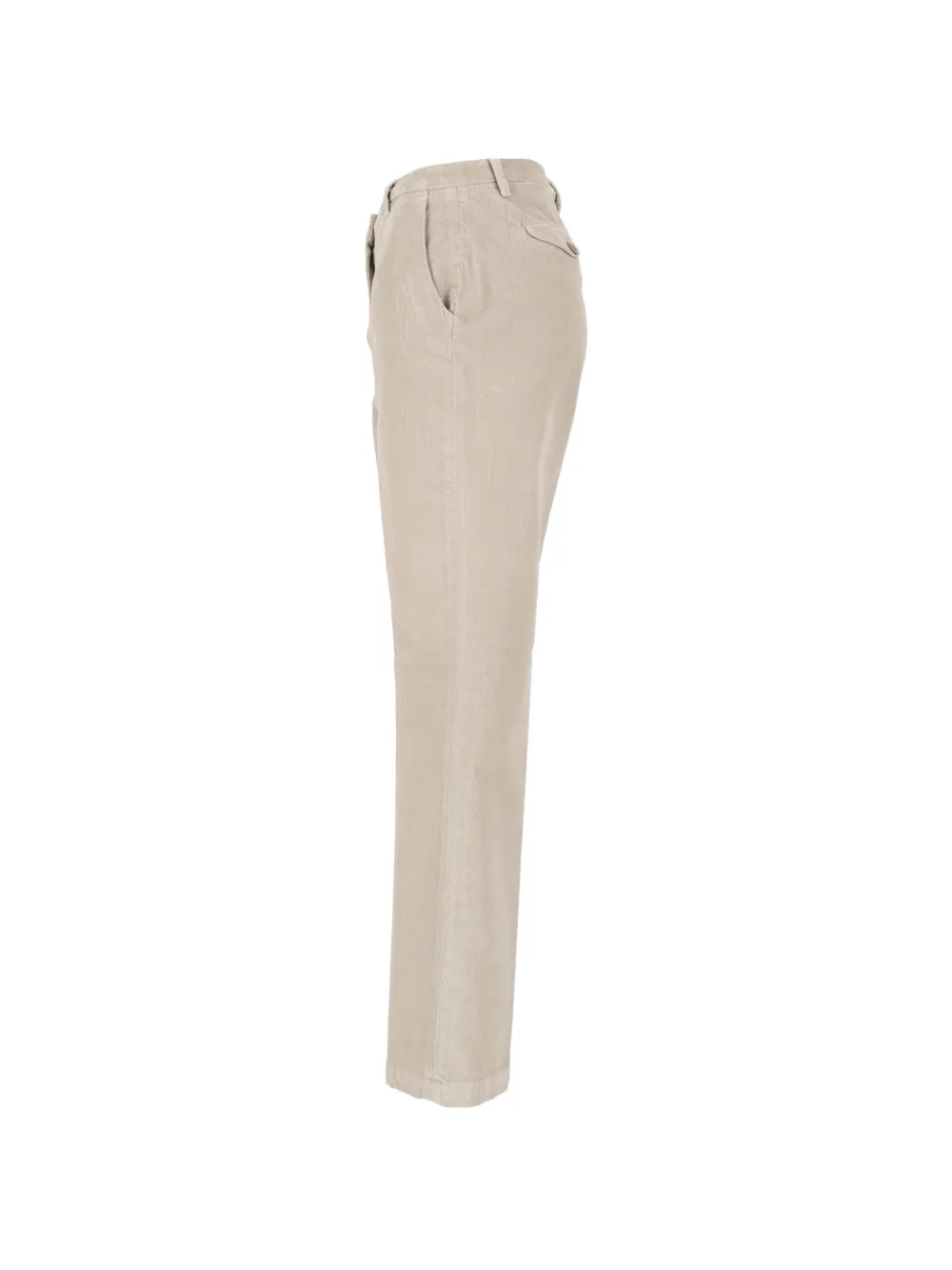 Briglia 1949 Ribfluwelen straight broek Beige