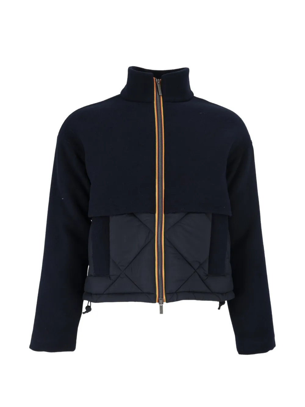 K-Way Mandie panelled quilted jacket - Blu