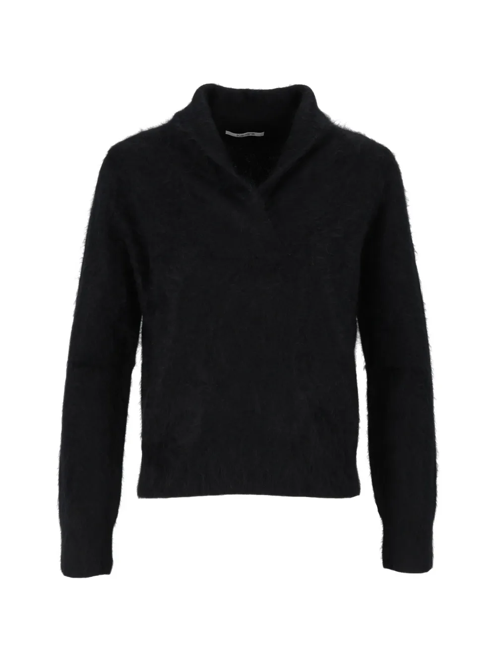 Kangra brushed shawl-collar sweater