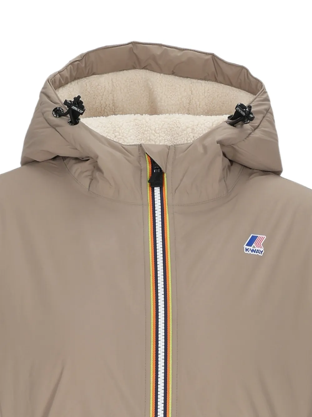 K-Way Eiffel East Orsetto parka Beige