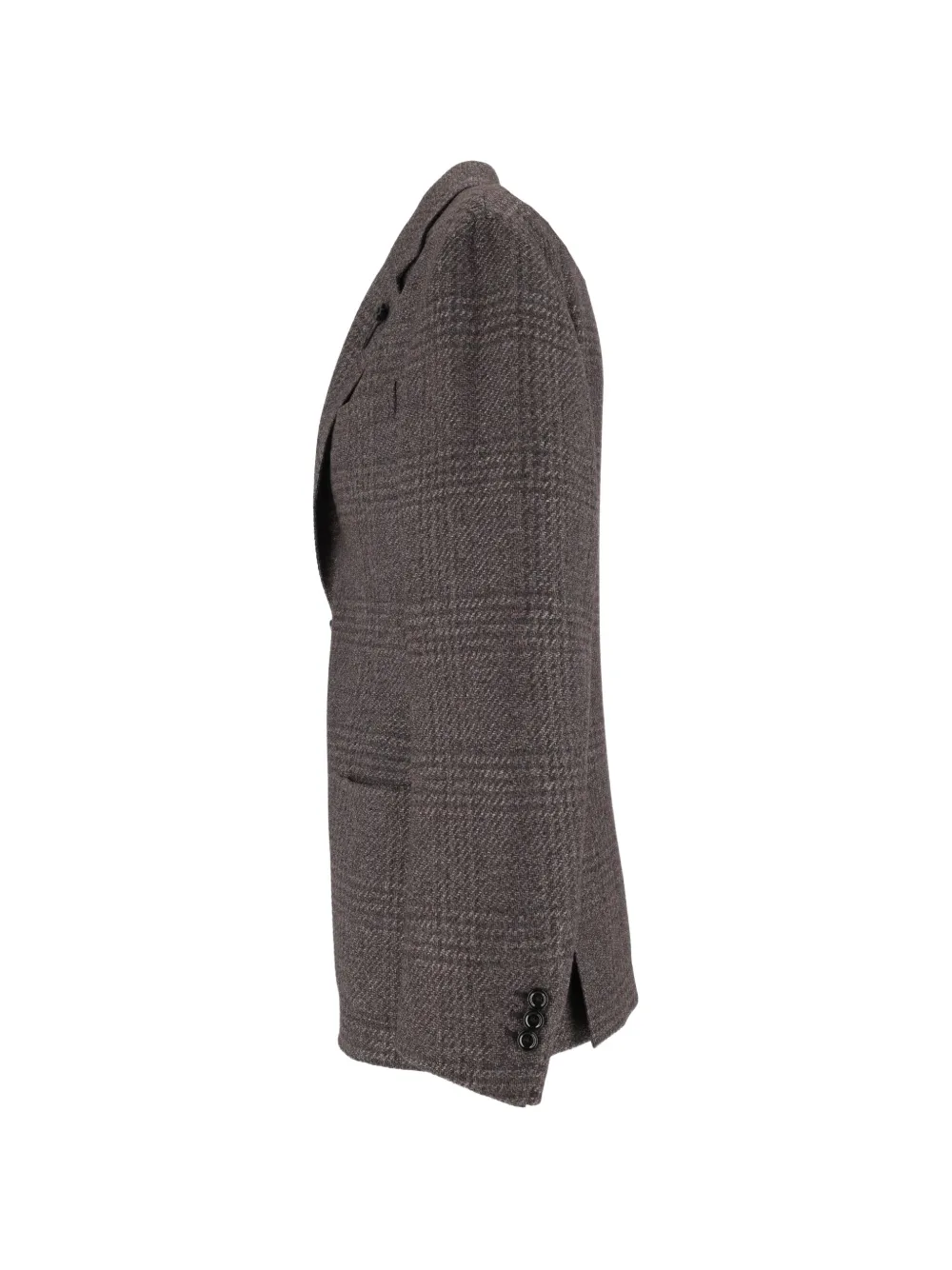 Lardini Roma Prince of Wales geruite blazer Bruin