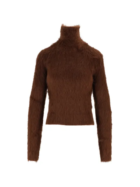 DONDUP brushed turtleneck sweater
