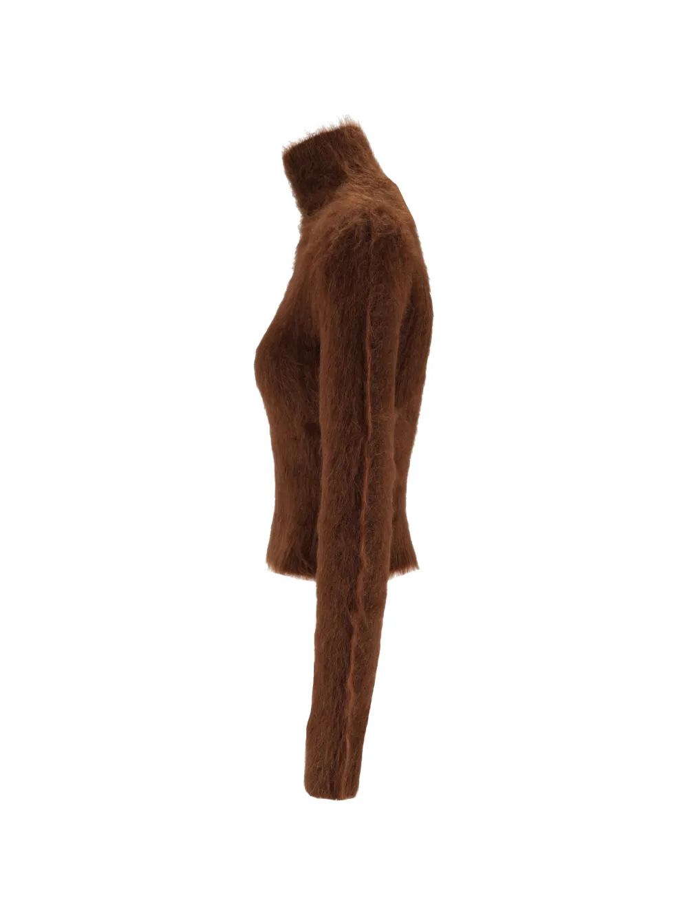 DONDUP Geborstelde coltrui Bruin