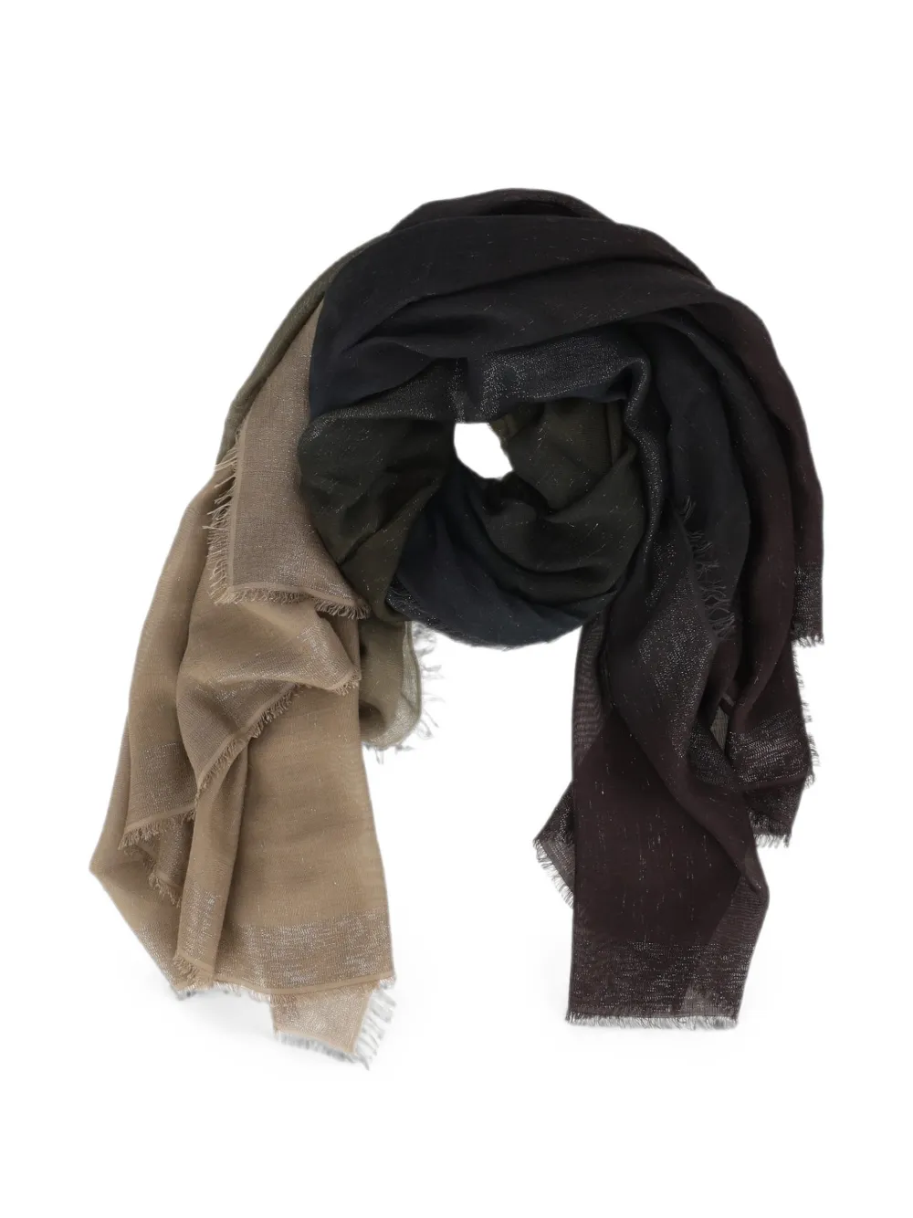 Faliero Sarti Diamante frayed scarf