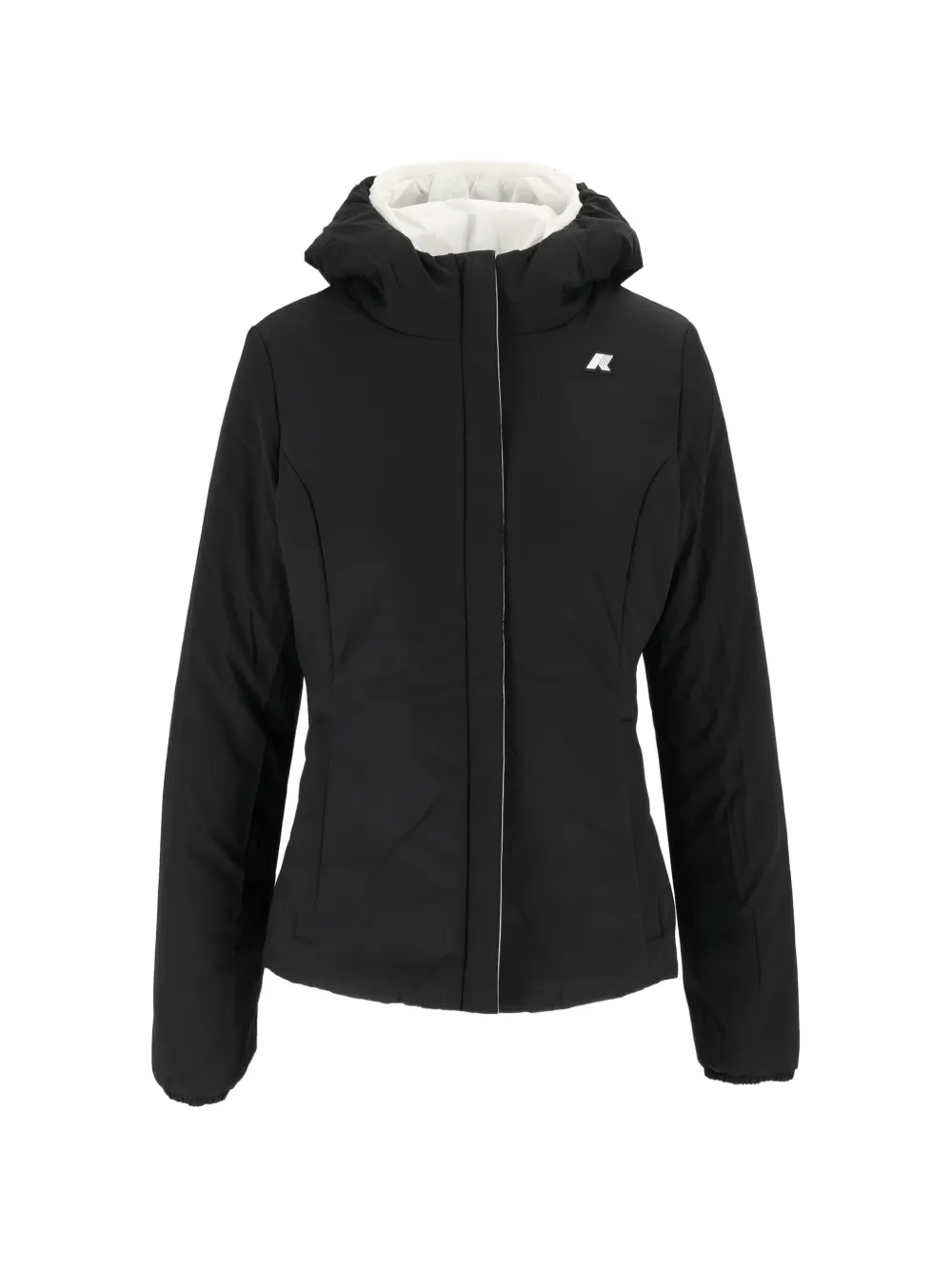 K-Way Giacca Lily St Warm reversibile con cappuccio - Nero