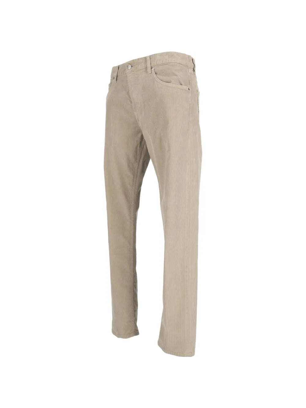 DONDUP Icon ribfluwelen straight broek Beige