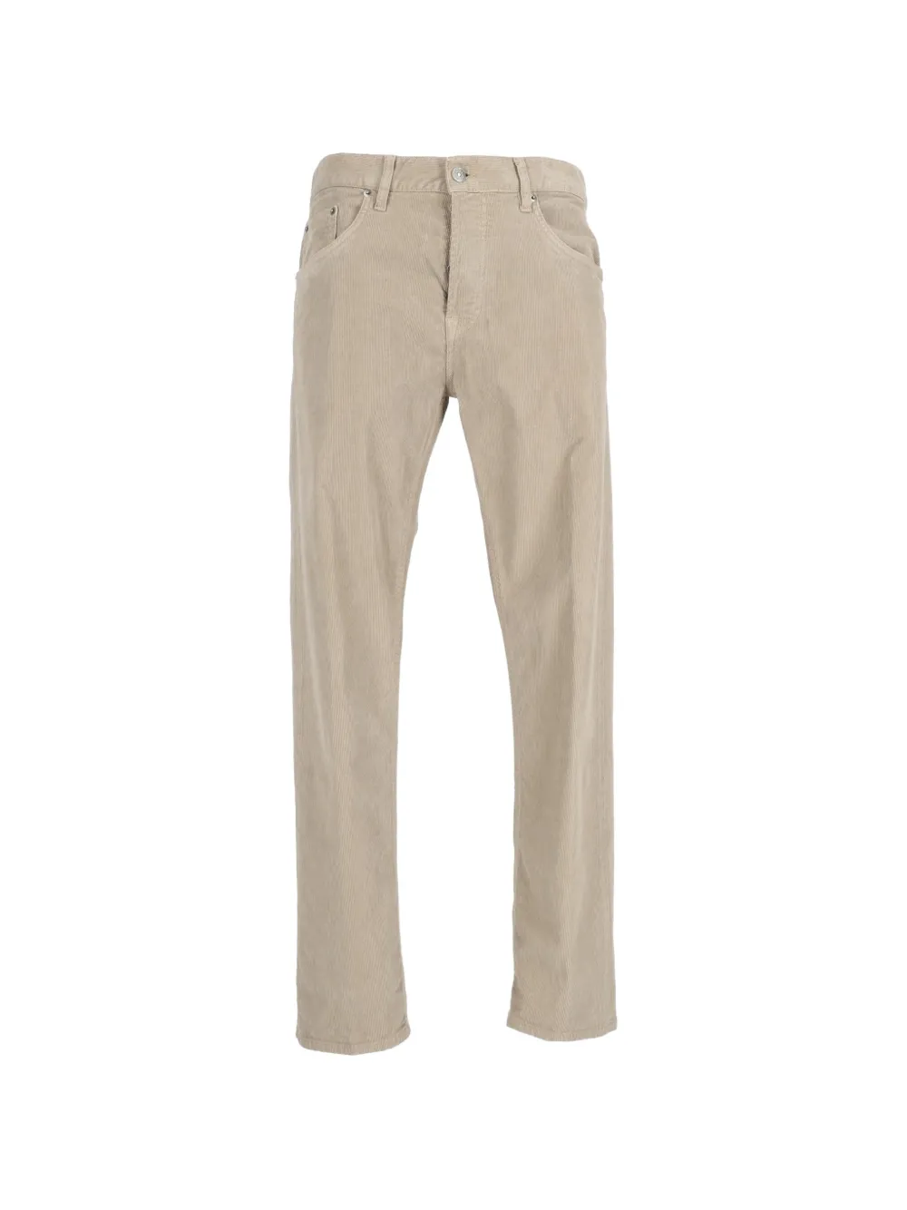 DONDUP Icon corduroy straight-leg trousers - Nude