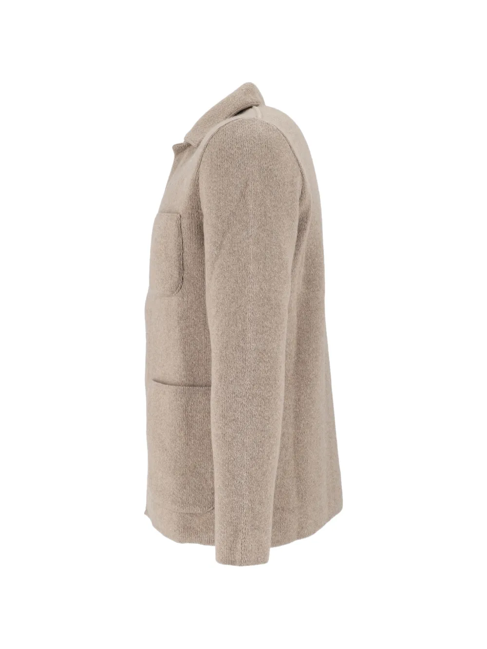 Lardini Gebreid wollen jack Beige