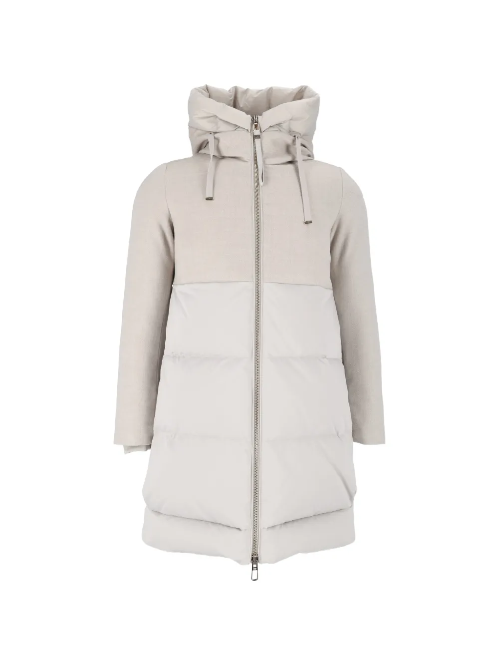 Duno Talia hooded quilted down jacket - Grigio