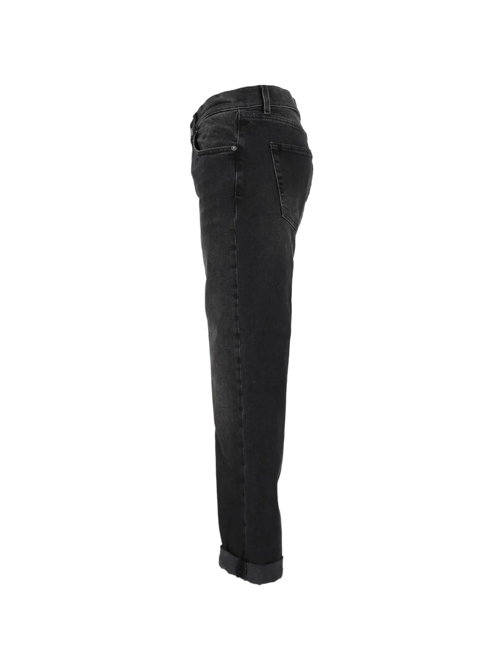 DONDUP Icon slim-fit jeans met vervaagd effect Zwart