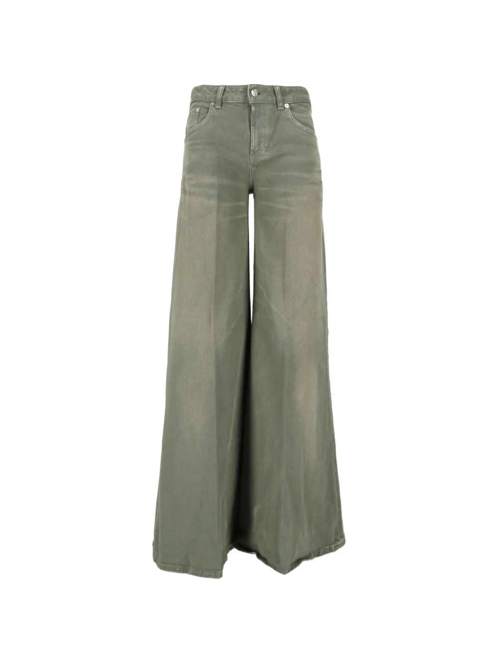 DONDUP KIDS Marlen wide-leg jeans Groen