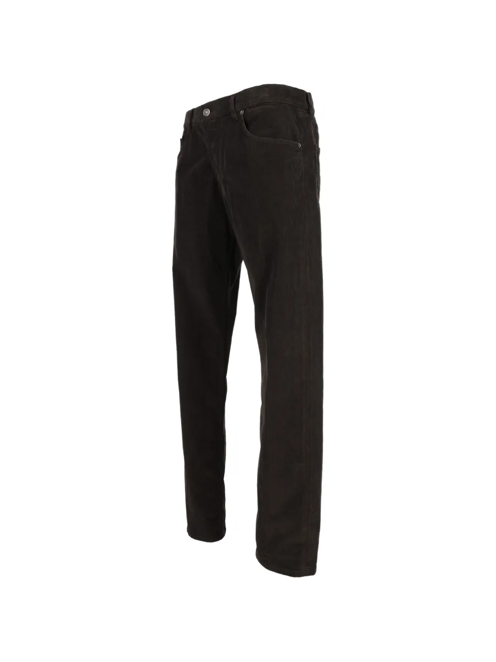 DONDUP Icon ribfluwelen straight broek Bruin