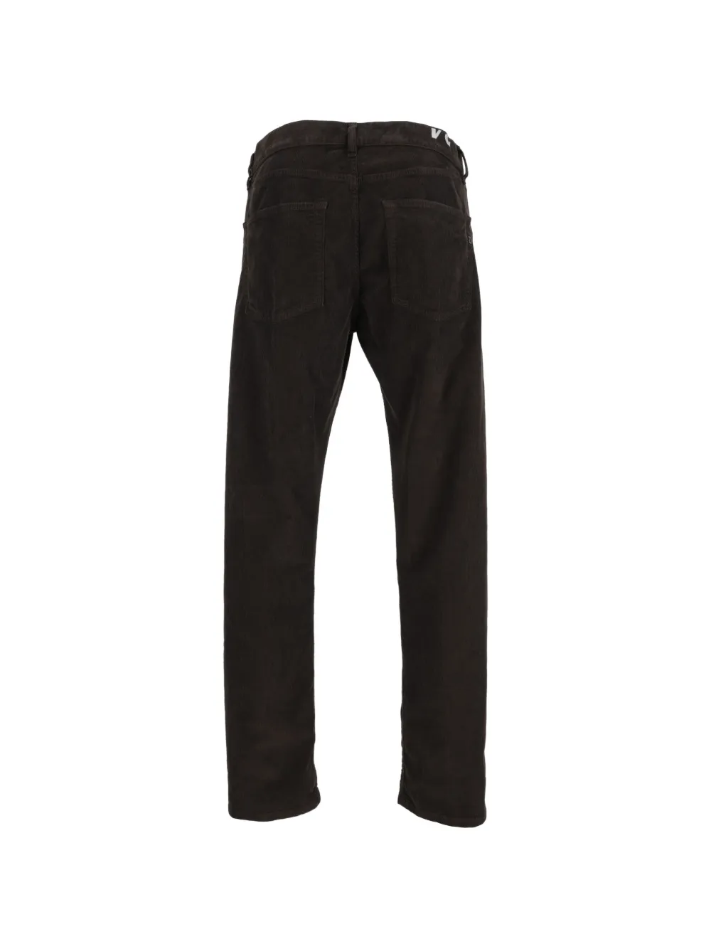 DONDUP Icon ribfluwelen straight broek Bruin