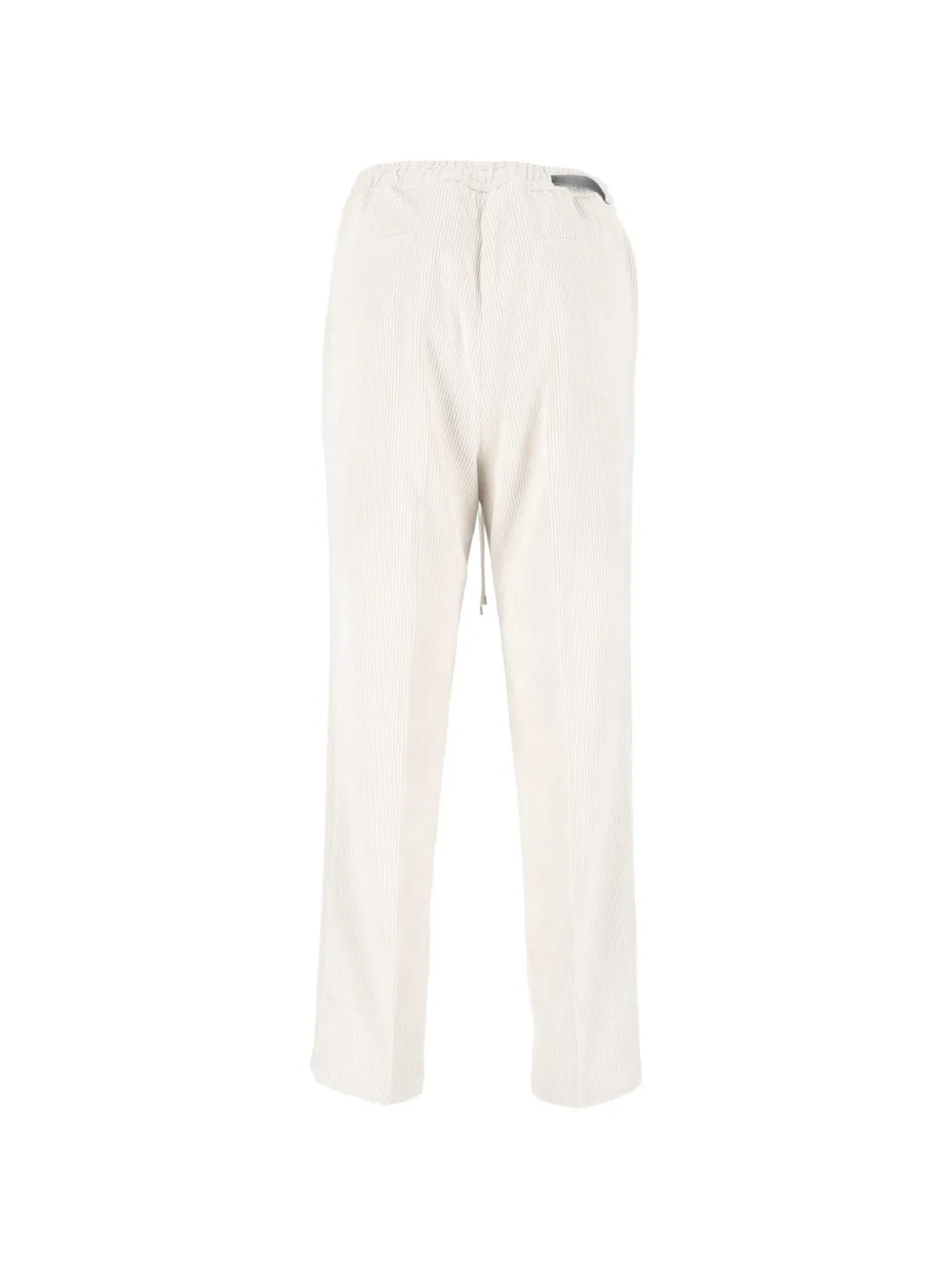 Briglia 1949 Broek met ribfluwelen effect en trekkoord Wit