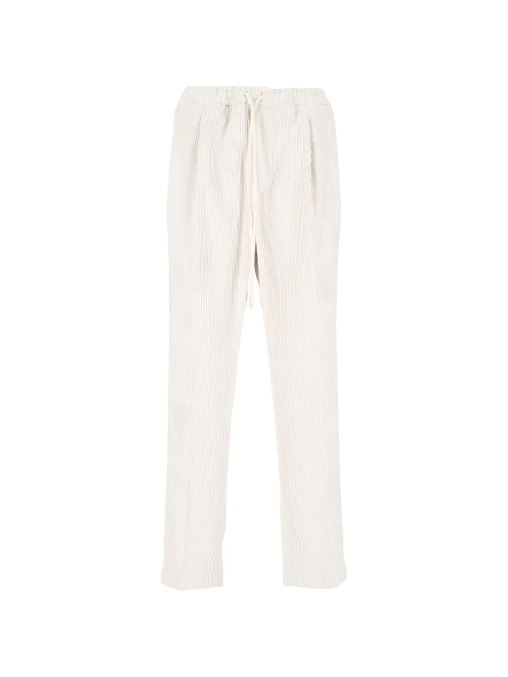 Briglia 1949 Broek met ribfluwelen effect en trekkoord Wit