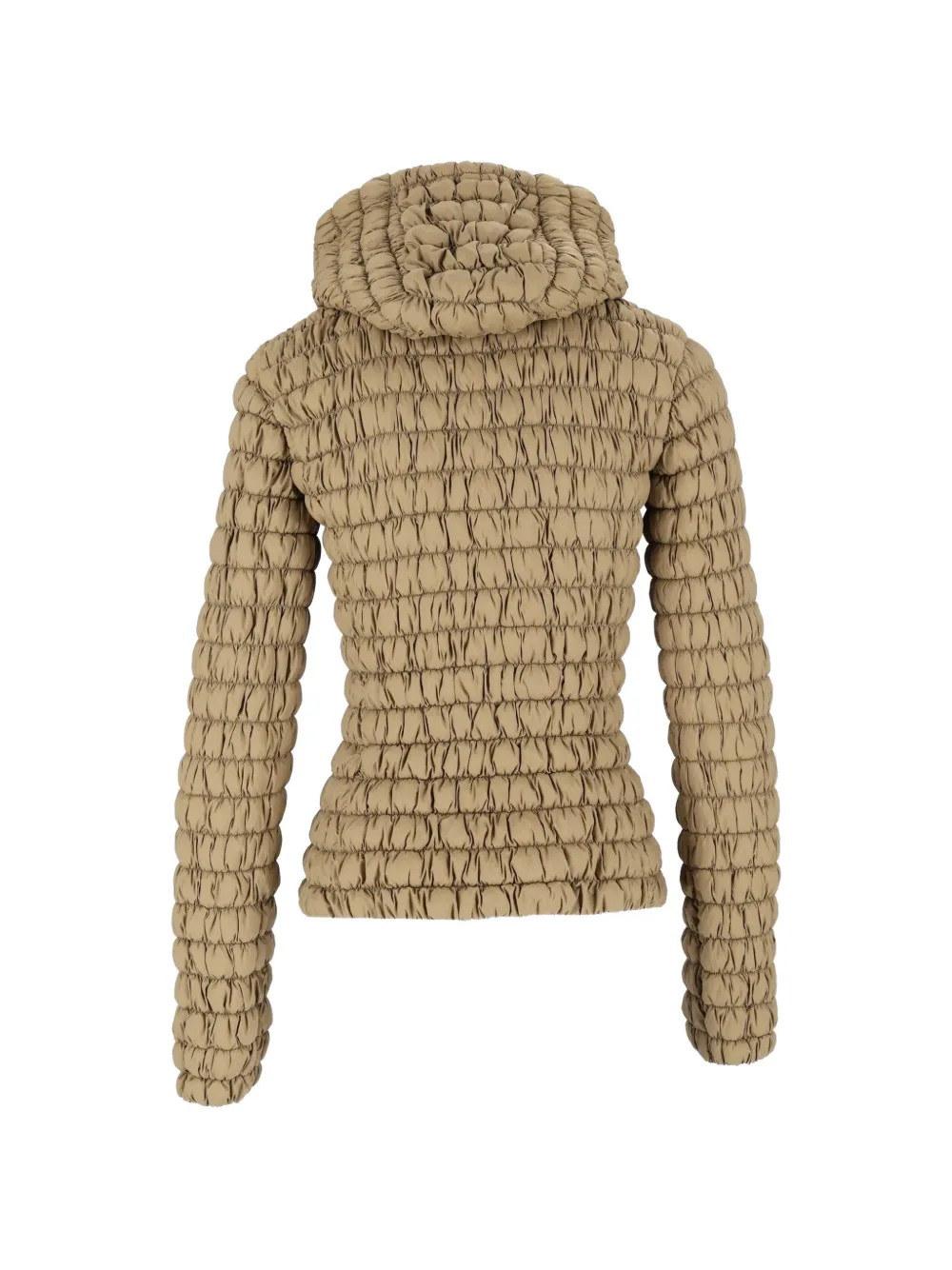 K-Way hooded smocked jacket Groen