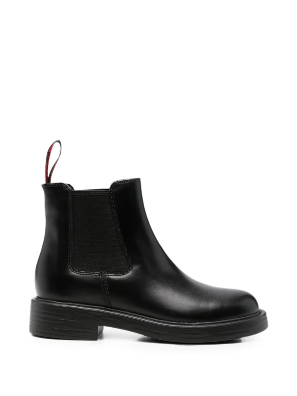 Camper Dean elasticated-panel pull-tab Chelsea boots - Nero