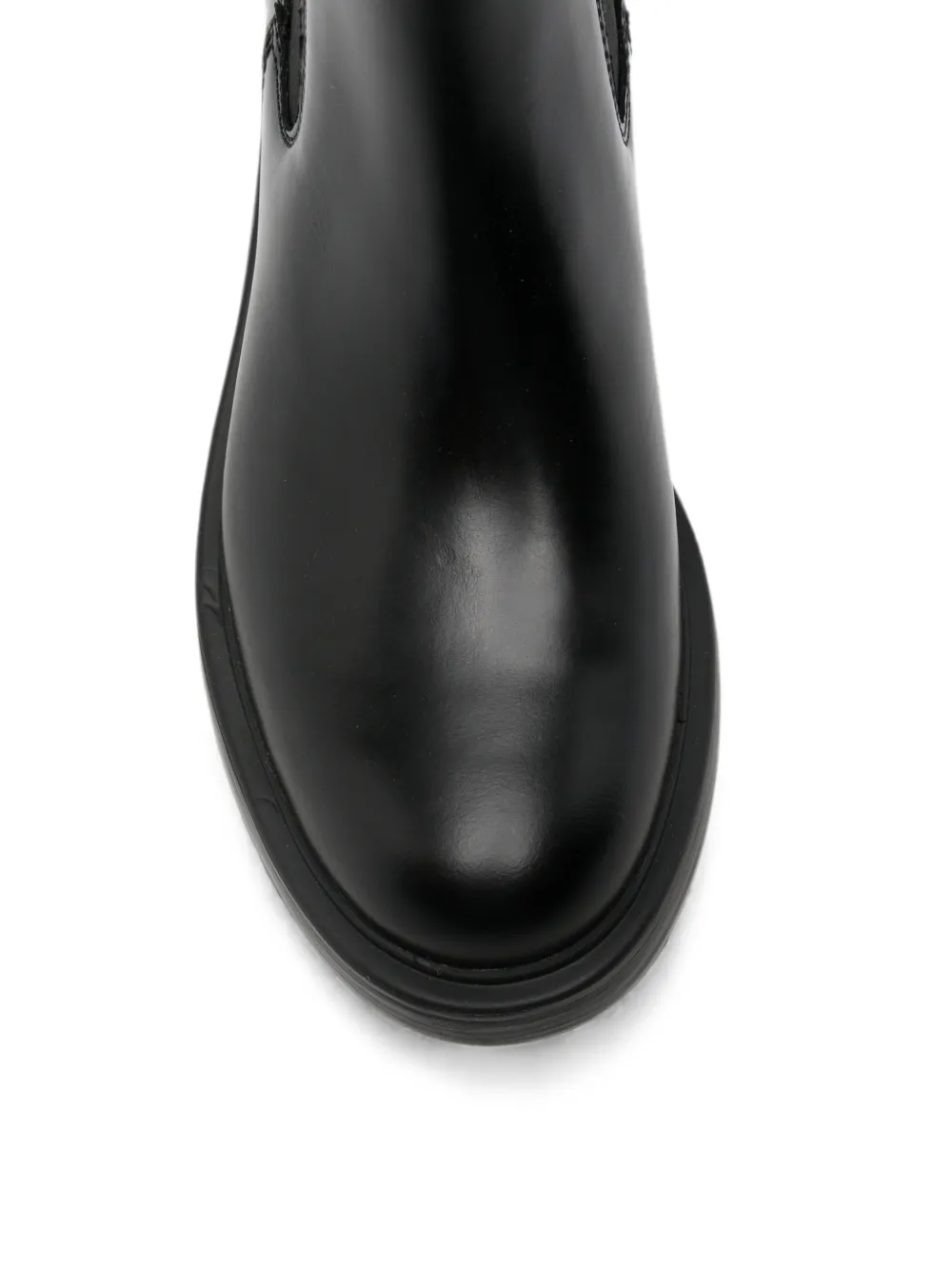 Camper Dean elasticated-panel pull-tab Chelsea boots Zwart