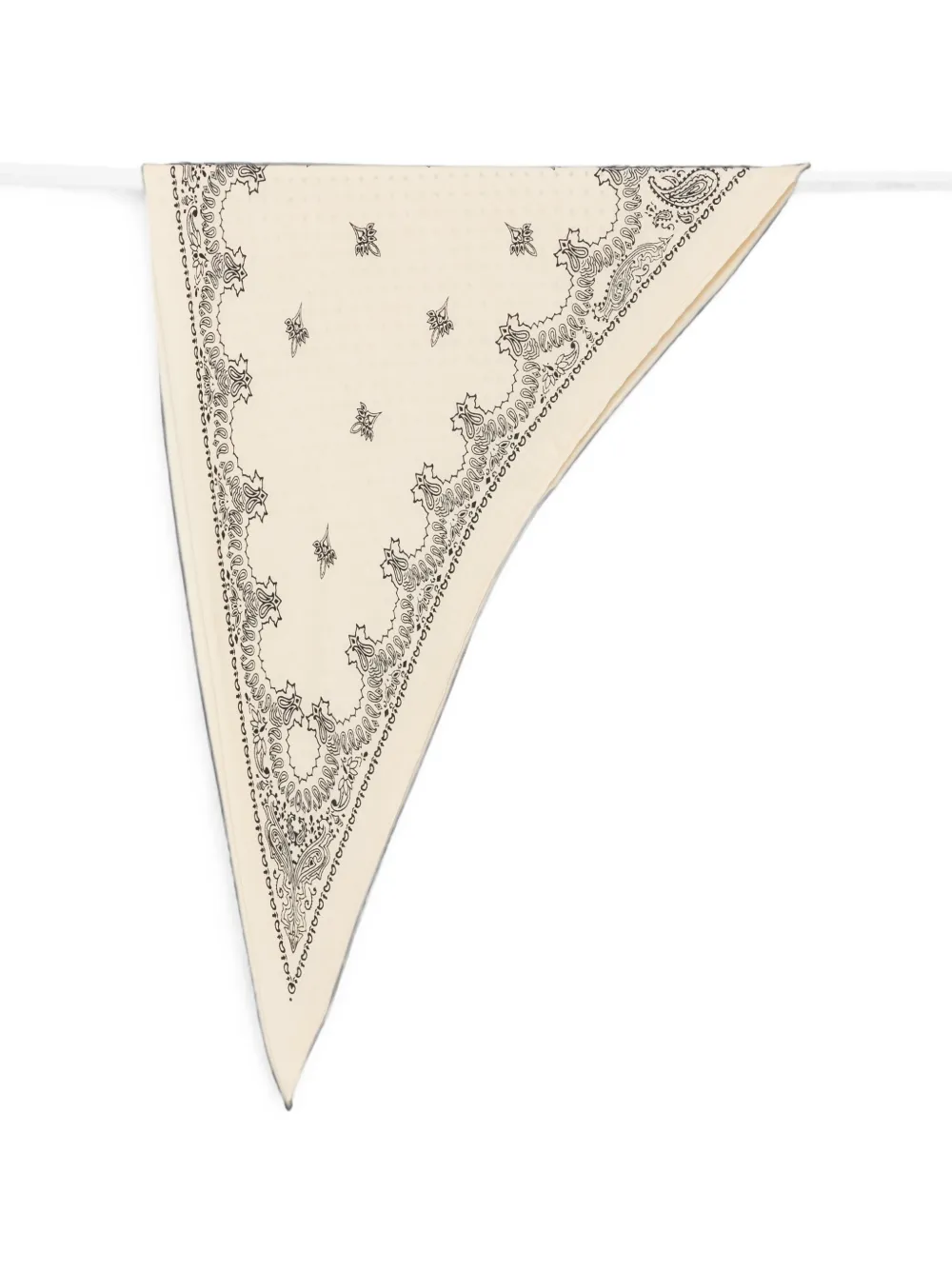 Destin paisley-print bandana scarf - Nude
