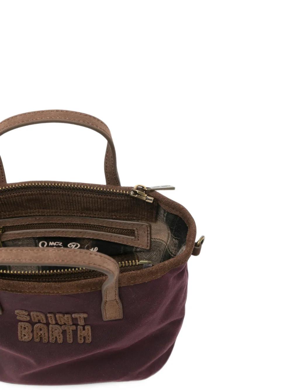 MC2 Saint Barth City Bag mini-messengertas Paars