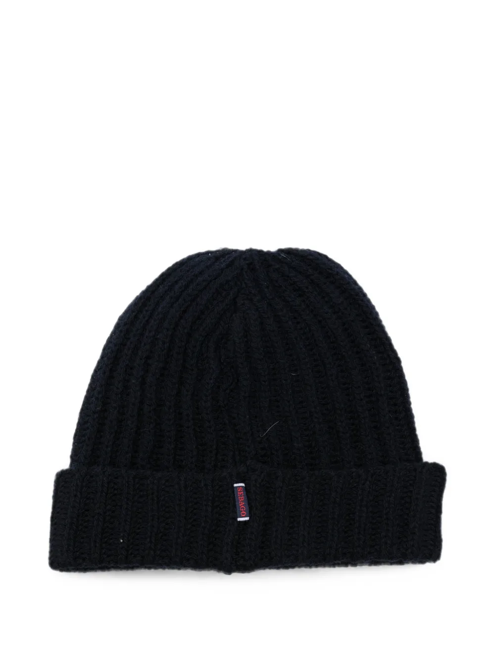 Sebago Ribbed-knit Beanie Hat In Neutral
