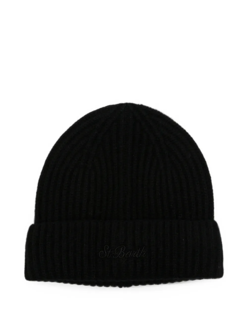 MC2 Saint Barth ribbed-knit beanie hat - Noir MC2 Saint Barth ribbed-knit beanie hat - Noir