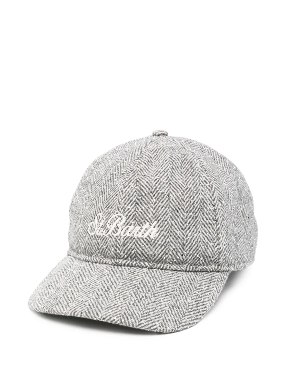 MC2 Saint Barth herringbone-pattern baseball cap - Gris MC2 Saint Barth herringbone-pattern baseball cap - Gris