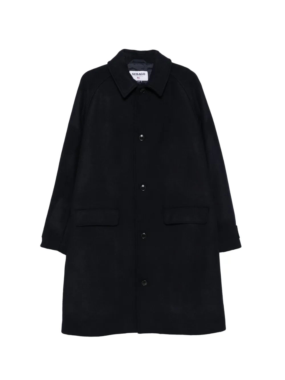 Sebago Beals button-fastening coat - Blue