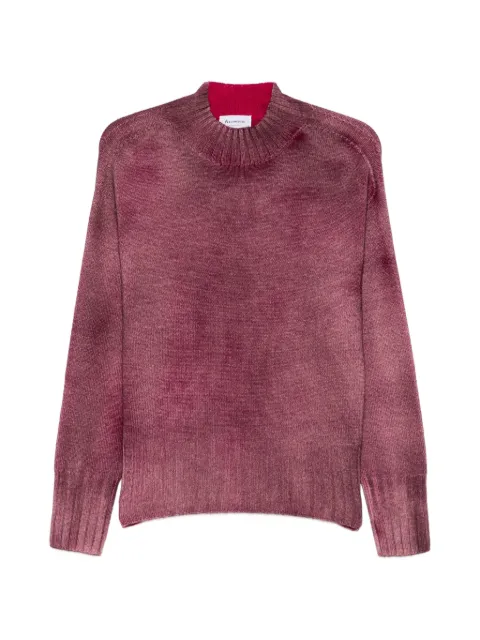 AROVESCIO long-sleeve ribbed-trim sweater