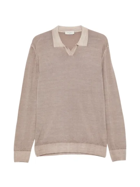Piacenza Cashmere polo-collar sweater