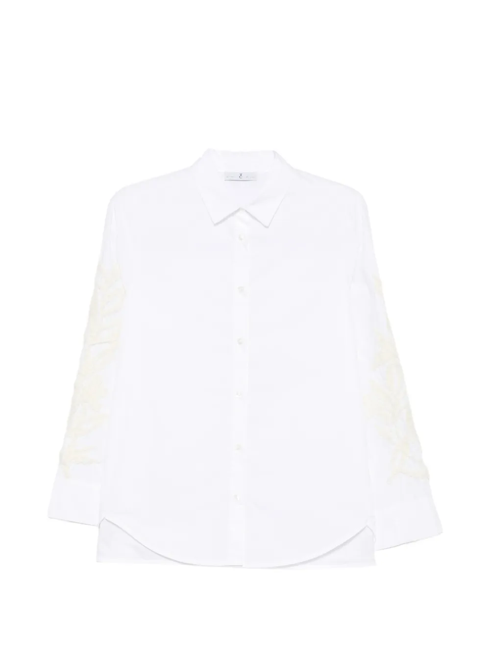WHYCI MILANO embroidered long-sleeve shirt