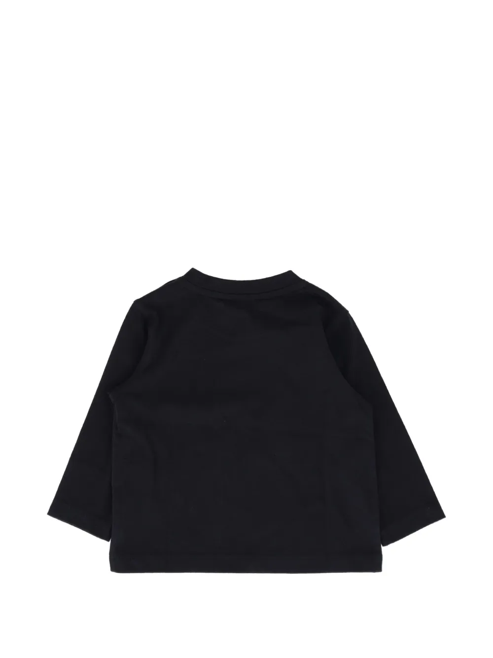 K Way Kids E. Elmette T-shirt met lange mouwen en logopatch Zwart