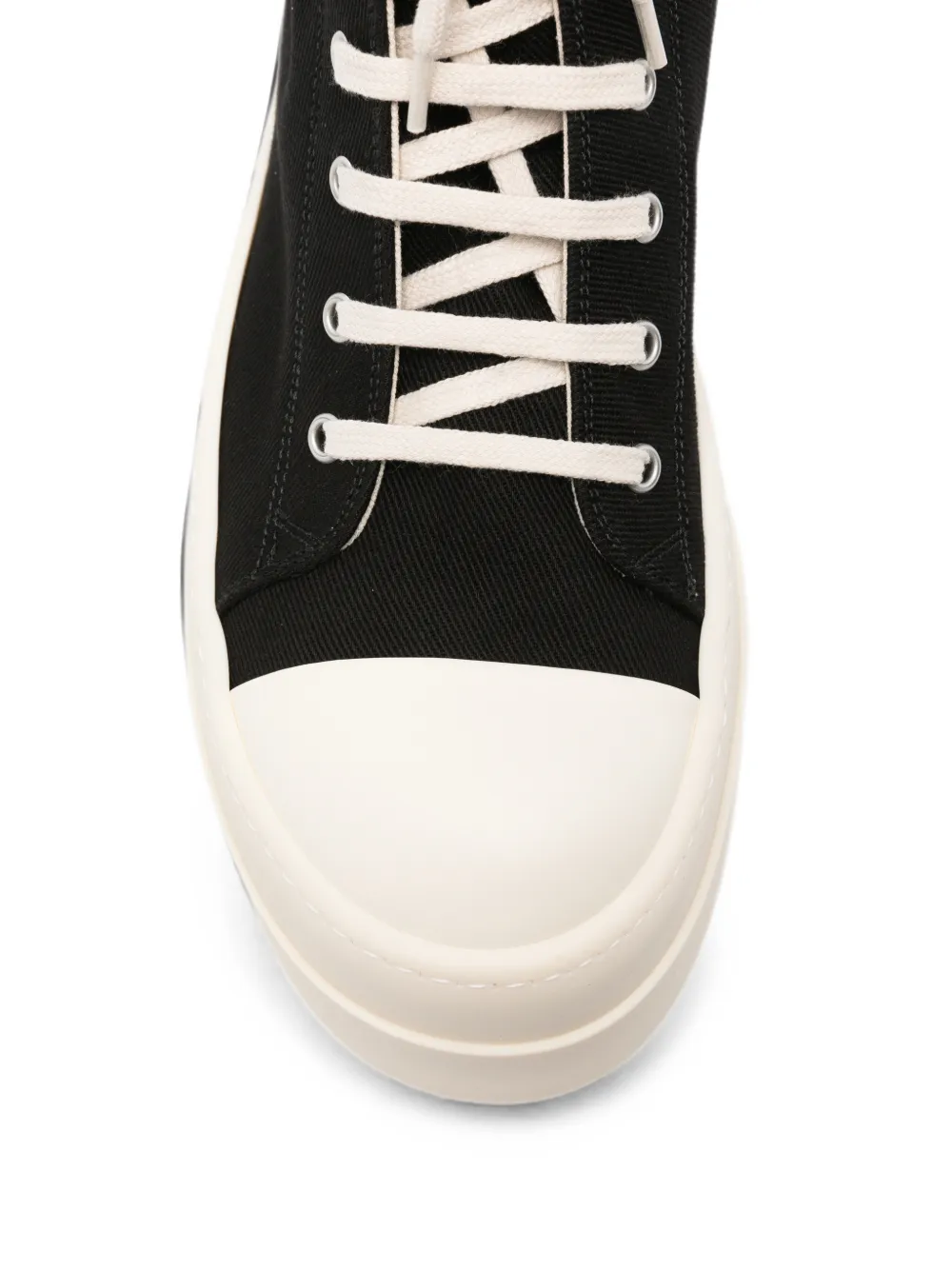 Rick Owens DRKSHDW high-top platform sneakers Zwart