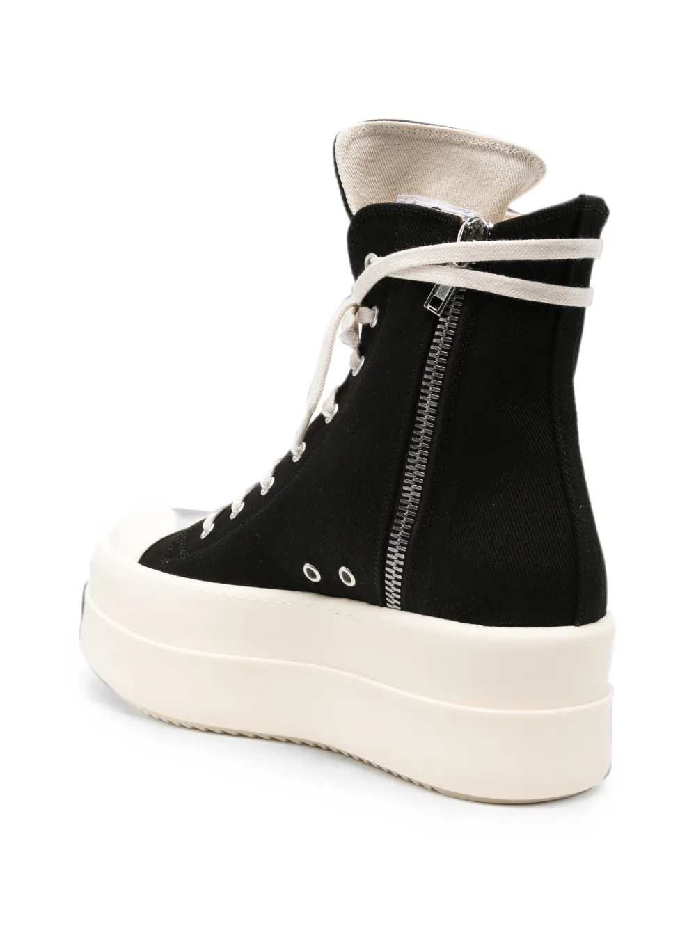 Rick Owens DRKSHDW high-top platform sneakers Zwart