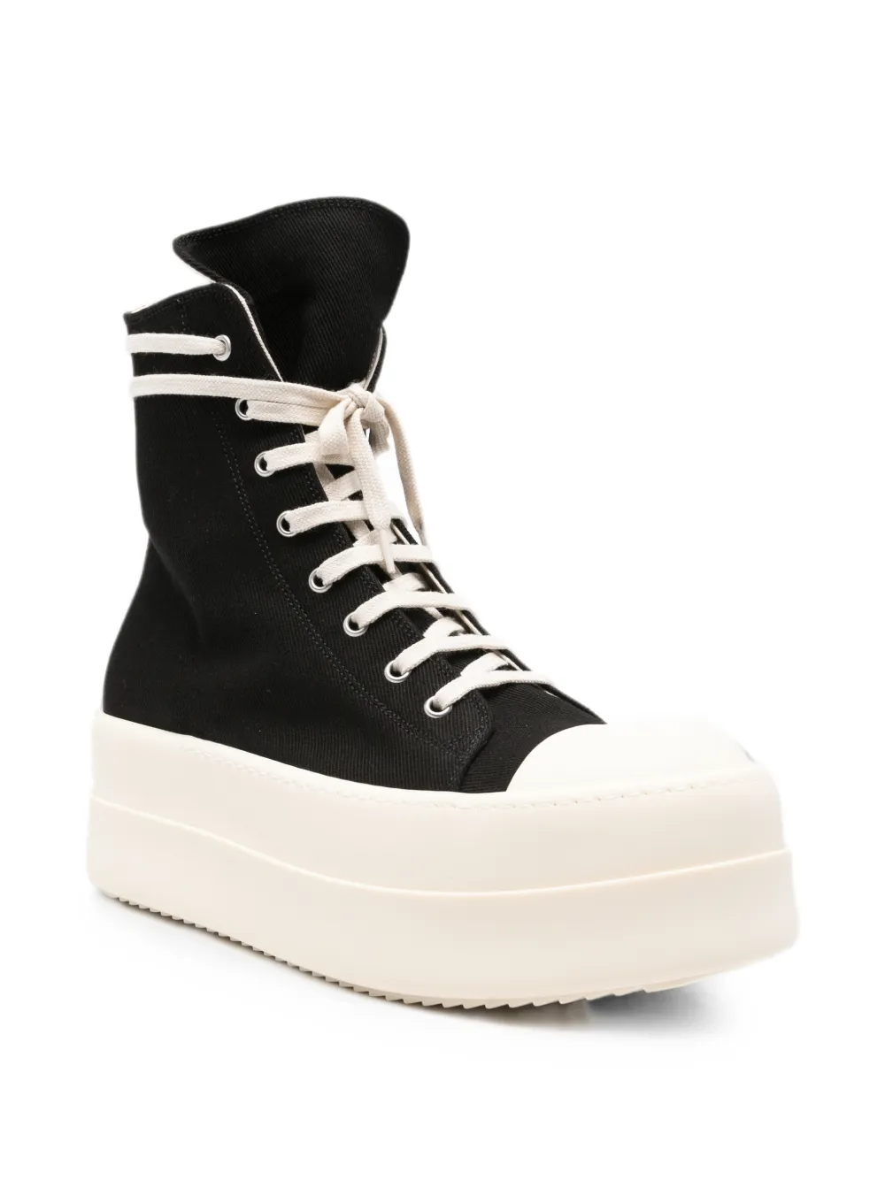 Rick Owens DRKSHDW high-top platform sneakers Zwart
